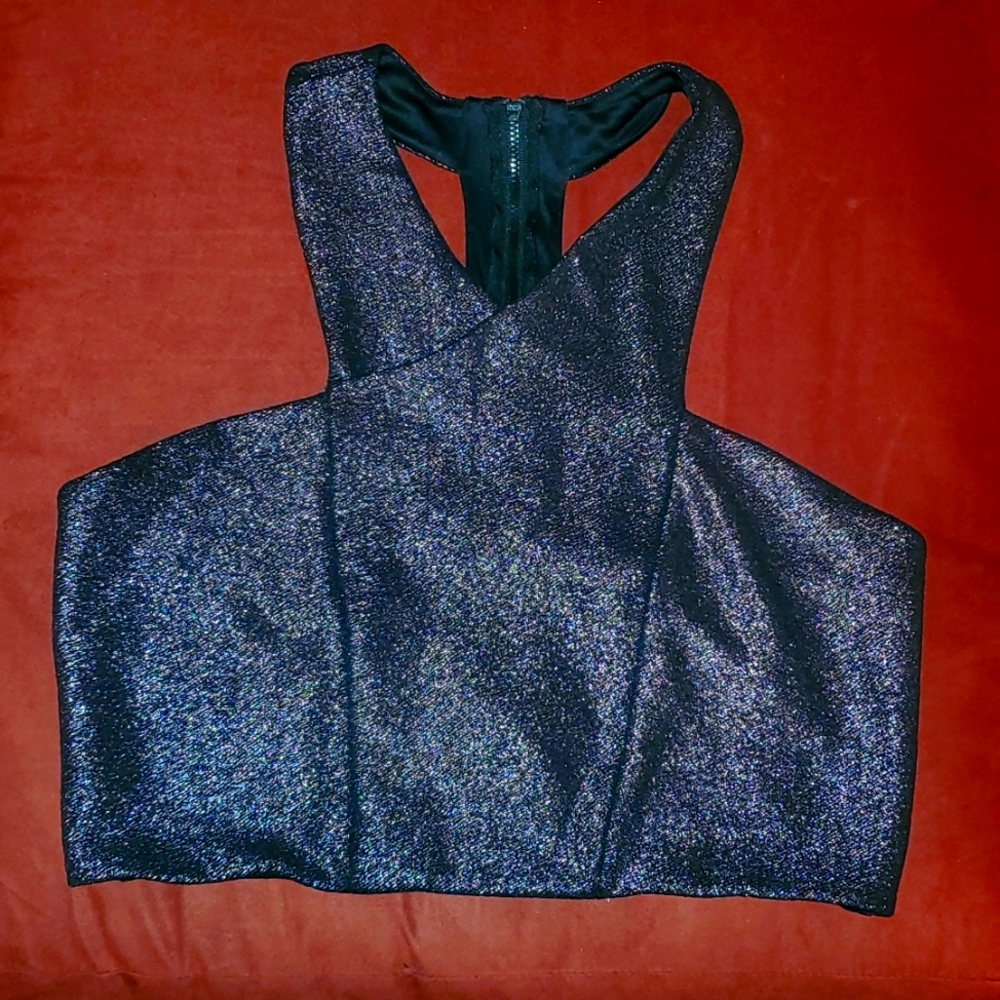 Express Criss Cross Crop Top